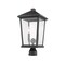 Z-Lite Beacon 2 Light Outdoor Post Mount Fixture, Oil Rubbed Bronze & Clear Beveled 568PHBR-ORB - alternate 5